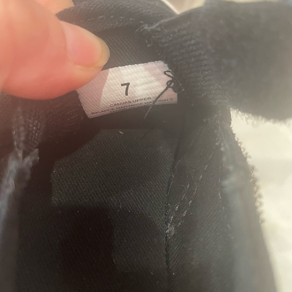Pre owned slide on toddler shoes size 7. Black color. - Picture 3 of 4
